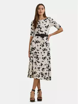 Платье на каждый день обычный крой 250964093001 Lauren Ralph Lauren, белый