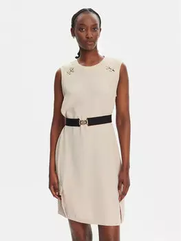Платье на каждый день обычный крой TA5139 TS923 Liu Jo Sport, бежевый