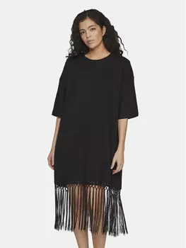 Платье на каждый день oversize Vila, черный