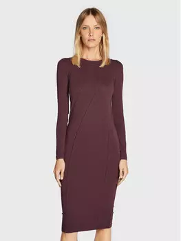 Платье на каждый день приталенного кроя Brave Soul, фиолетовый