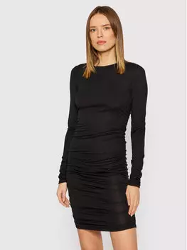 Платье на каждый день приталенного кроя Noisy May, черный