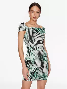 Платье на каждый день приталенного кроя Marciano Guess, зеленый