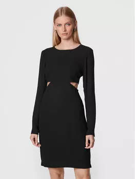 Платье на каждый день приталенного кроя Herskind, черный