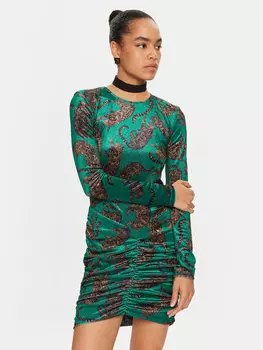 Платье на каждый день приталенного кроя Just Cavalli, зеленый