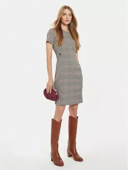 Платье на каждый день приталенного кроя Tatuum, серый