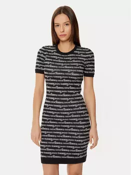 Платье на каждый день приталенного кроя Tommy Jeans, черный