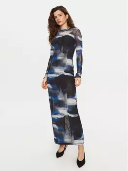 Платье на каждый день приталенного кроя Karl Lagerfeld Jeans, мультиколор