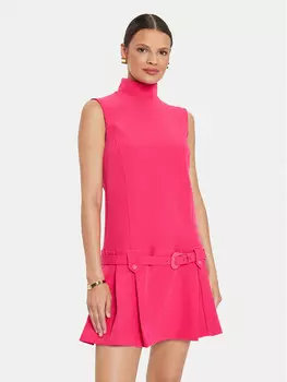 Платье на каждый день приталенного кроя Versace Jeans Couture, розовый