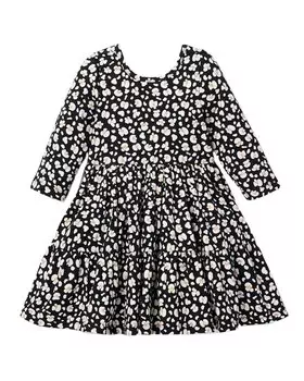 Платье на каждый день с рукавами 3/4 от Janie and Jack, цвет multi