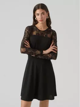 Платье на каждый день, стандартного кроя Vero Moda, черный