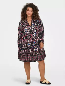 Платье на каждый день, стандартного кроя Only Carmakoma, черный