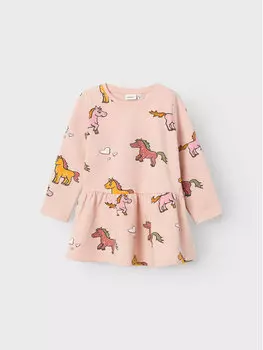 Платье на каждый день, стандартного кроя Name It, розовый