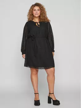 Платье на каждый день, стандартного кроя Vila, черный