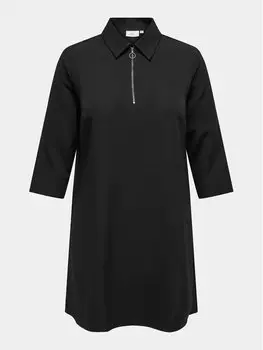 Платье на каждый день, стандартного кроя Only Carmakoma, черный