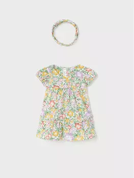 Платье на каждый день, стандартного кроя Mayoral, мультиколор