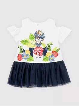 Платье на каждый день, стандартного кроя Mayoral, мультиколор