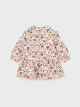 Платье на каждый день, стандартного кроя Mayoral, розовый