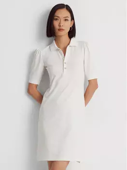 Платье на каждый день, стандартного кроя Lauren Ralph Lauren, белый