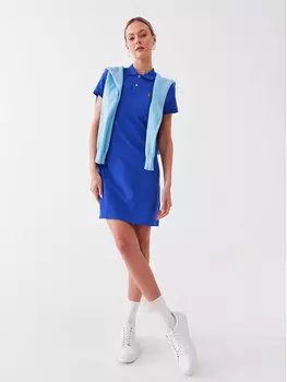 Платье на каждый день, стандартного кроя Polo Ralph Lauren, синий