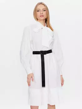 Платье на каждый день, стандартного кроя Karl Lagerfeld, белый