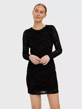 Платье на каждый день, стандартного кроя Vero Moda, черный