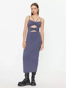 Платье на каждый день, стандартного кроя Samse Samse, синий