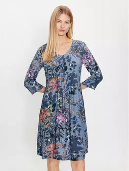 Платье на каждый день, стандартного кроя Tatuum, синий