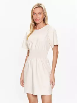 Платье на каждый день, стандартного кроя Dkny, экрю