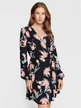 Платье на каждый день, стандартного кроя Roxy, черный