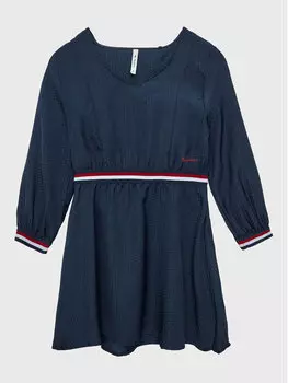 Платье на каждый день, стандартного кроя Pepe Jeans, синий