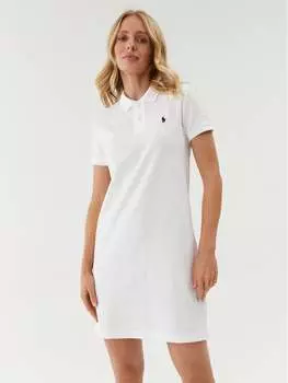 Платье на каждый день, стандартного кроя Polo Ralph Lauren, белый