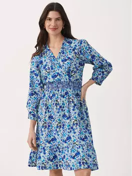 Платье на каждый день, стандартного кроя Part Two, синий