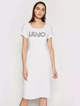 Платье на каждый день, стандартного кроя Liu Jo, белый