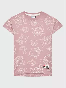Платье на каждый день, стандартного кроя Fila, розовый