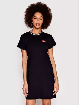 Платье на каждый день, стандартного кроя Fila, черный