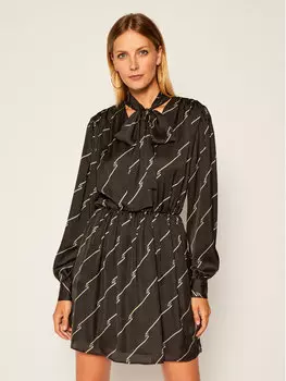 Платье на каждый день, стандартного кроя Msgm, черный