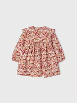 Платье на каждый день, стандартного кроя Mayoral, розовый