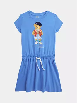Платье на каждый день, стандартного кроя Polo Ralph Lauren, синий