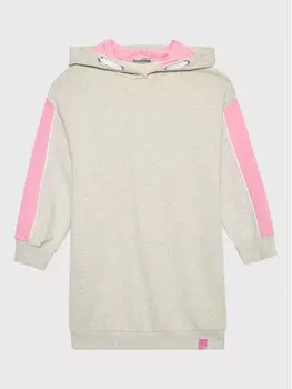 Платье на каждый день, стандартного кроя United Colors Of Benetton, серый