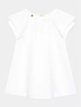 Платье на каждый день, стандартного кроя United Colors Of Benetton, белый