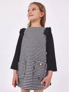 Платье на каждый день, стандартного кроя Mayoral, черный