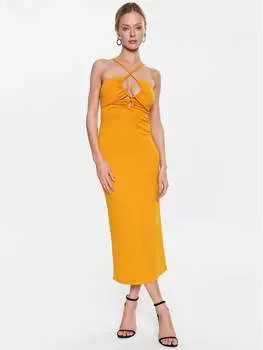 Платье на каждый день, стандартного кроя Sisley, желтый