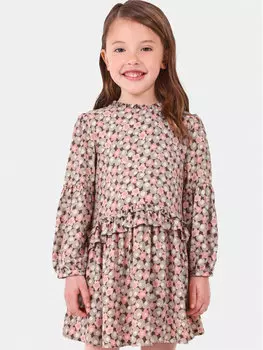 Платье на каждый день, стандартного кроя Mayoral, мультиколор