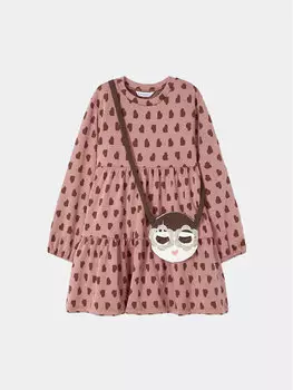 Платье на каждый день, стандартного кроя Mayoral, розовый