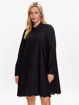 Платье на каждый день, стандартного кроя United Colors Of Benetton, черный