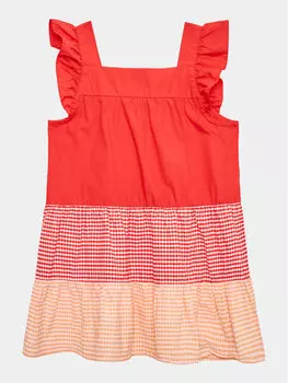 Платье на каждый день, стандартного кроя United Colors Of Benetton, красный