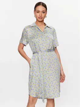 Платье на каждый день, стандартного кроя United Colors Of Benetton, синий