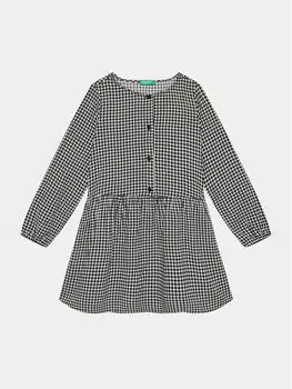 Платье на каждый день, стандартного кроя United Colors Of Benetton, черный