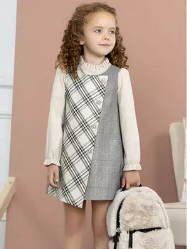 Платье на каждый день, стандартного кроя Abel & Lula, мультиколор