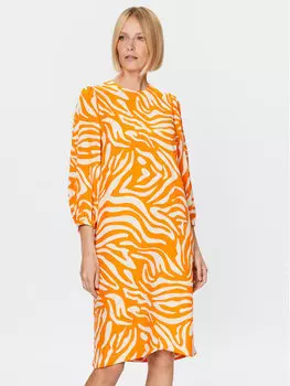 Платье на каждый день, стандартного кроя Seidensticker, оранжевый
